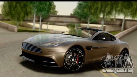 Aston Martin Vanquish 2013 Road version für GTA San Andreas