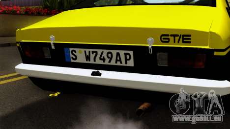 Opel Kadett E GTE 1900 Italian Rally pour GTA San Andreas