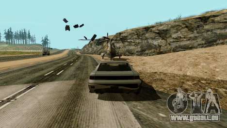 Transport V2 au lieu de balles pour GTA San Andreas