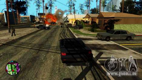 Transport V2 au lieu de balles pour GTA San Andreas