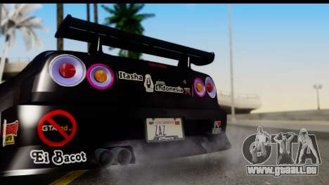 Nissan Skyline GT-R Rize Itasha pour GTA San Andreas