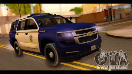 Chevrolet Suburban 2015 BCSD Sheriff pour GTA San Andreas