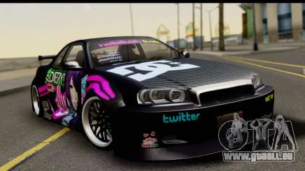 Nissan Skyline GT-R Rize Itasha pour GTA San Andreas