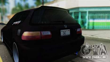 Honda Civic EG6 Kotomi Clannad Itasha pour GTA San Andreas