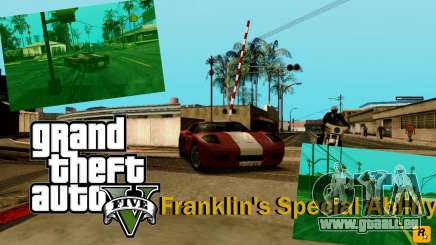 Besondere Fähigkeit der Franklin-Anzeige für GTA San Andreas