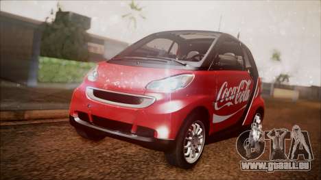 Smart ForTwo Coca-Cola Worker pour GTA San Andreas