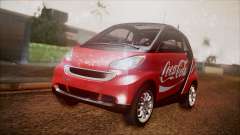 Smart ForTwo Coca-Cola Worker pour GTA San Andreas