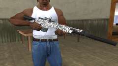 Black Lines Rifle pour GTA San Andreas