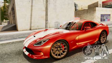 Dodge Viper SRT GTS 2013 IVF (MQ PJ) HQ Dirt pour GTA San Andreas