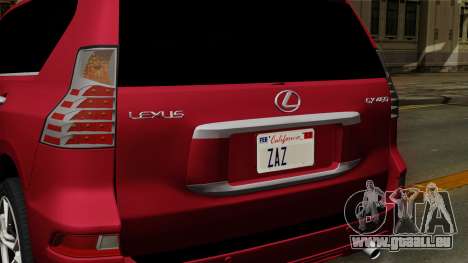 Lexus GX460 2014 v2 für GTA San Andreas