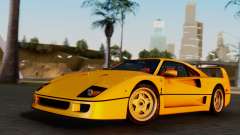 Ferrari F40 1987 without Up Lights pour GTA San Andreas