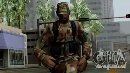 L'Afrique du soldat Américain dans le camouflage standard pour GTA San Andreas