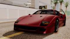 Ferrari F40 1987 without Up Lights HQLM pour GTA San Andreas