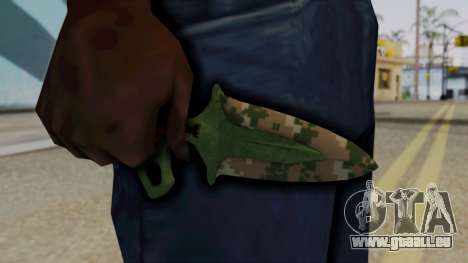 L'ombre de la Dague Pixel camouflage pour GTA San Andreas