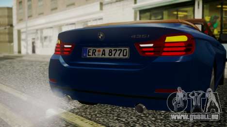 BMW M4 F32 Convertible 2014 pour GTA San Andreas