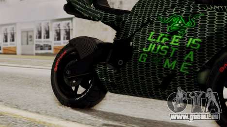 Bati Motorcycle Razer Gaming Edition für GTA San Andreas
