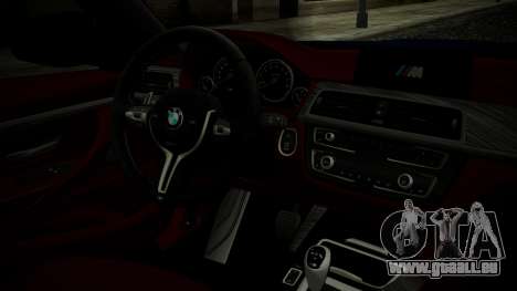 BMW M4 Coupe 2015 Brushed Aluminium pour GTA San Andreas