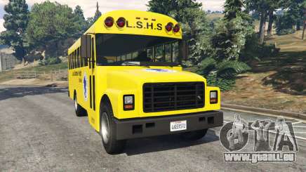 Classique autobus scolaire pour GTA 5