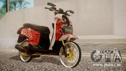 Honda Scoopy New Red pour GTA San Andreas