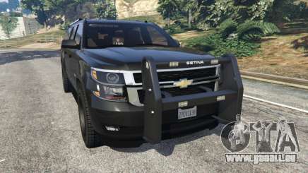 Chevrolet Suburban Police Unmarked 2015 für GTA 5