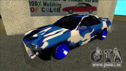 Nissan Skyline R32 Drift синий für GTA San Andreas