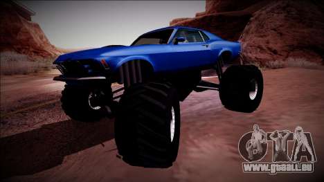 1970 Ford Mustang Boss Monster Truck pour GTA San Andreas