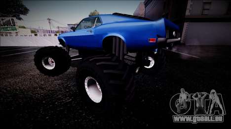 1970 Ford Mustang Boss Monster Truck pour GTA San Andreas