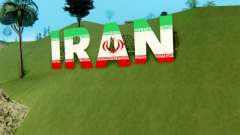 IRAN ist die Inschrift Vinewood für GTA San Andreas