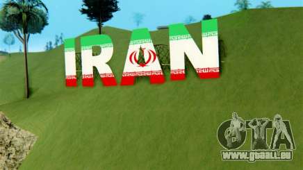 L'IRAN est l'inscription Vinewood pour GTA San Andreas