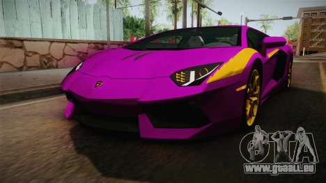Lamborghini Aventador The Joker pour GTA San Andreas