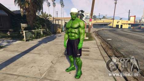 GTA 5 The Hulk human eyes