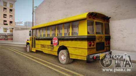 Driver Parallel Lines - School Bus für GTA San Andreas