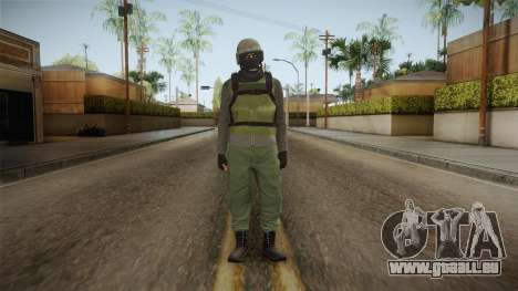 GTA Online Military Skin Green-Verde pour GTA San Andreas
