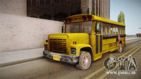 Driver Parallel Lines - School Bus pour GTA San Andreas