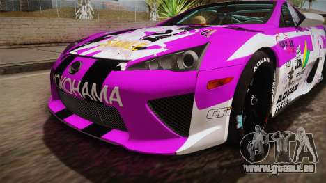 Lexus LFA Emilia The Purple of ReZero für GTA San Andreas