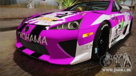 Lexus LFA Emilia The Purple of ReZero pour GTA San Andreas