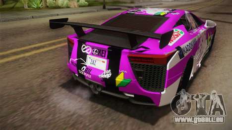 Lexus LFA Emilia The Purple of ReZero pour GTA San Andreas