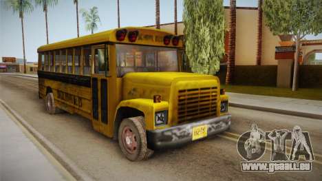 Driver Parallel Lines - School Bus pour GTA San Andreas