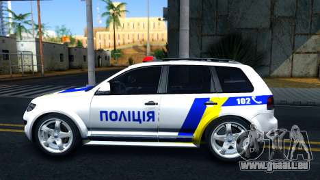 Volkswagen Touareg De La Police De L'Ukraine pour GTA San Andreas