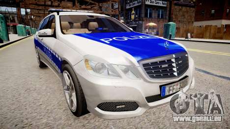 German Police Mercedes Benz E350 pour GTA 4