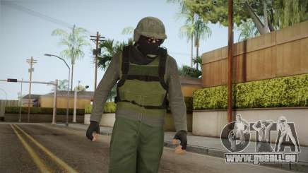 GTA Online Military Skin Green-Verde für GTA San Andreas
