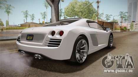 GTA 5 Pegassi Vacca 9F Roadster (Coupe) für GTA San Andreas