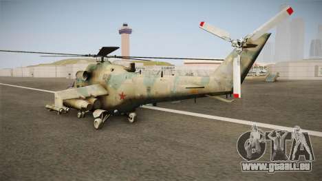 CoD Series - Mi-24D Hind Woodland für GTA San Andreas