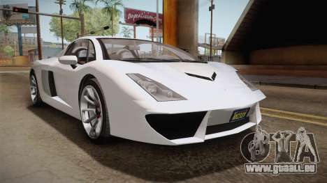GTA 5 Pegassi Vacca 9F Roadster (Coupé) pour GTA San Andreas