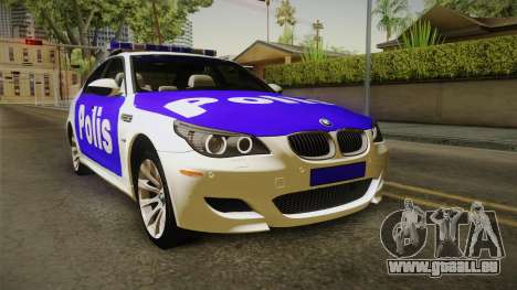BMW M5 E60 Police für GTA San Andreas
