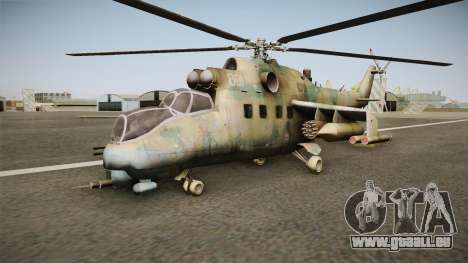 CoD Series - Mi-24D Hind Woodland für GTA San Andreas