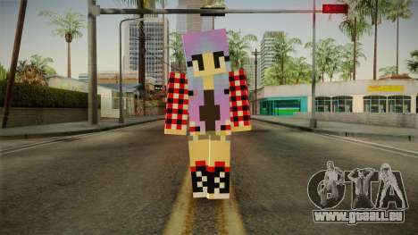 Minecraft Gamer Girl (Normal Maps) pour GTA San Andreas