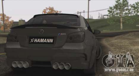 BMW E60 Hamann pour GTA San Andreas