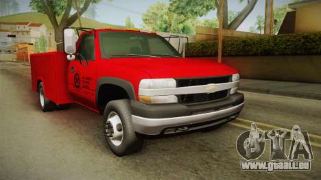 Chevrolet Silverado 2500HD Utility 2001 HQLM für GTA San Andreas