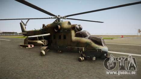 CoD Series - Mi-24D Hind Woodland für GTA San Andreas